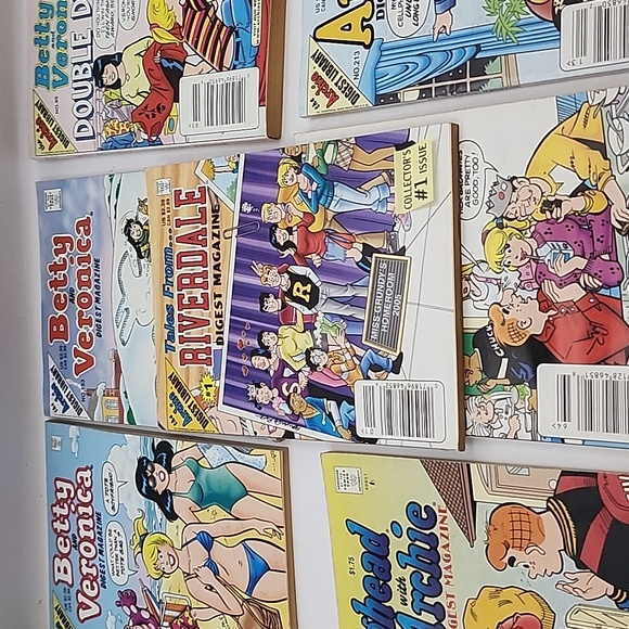 1996-2005 Archie, Jughead, Betty & Veronica Digest Magazines 7 Count - Picture 2 of 12